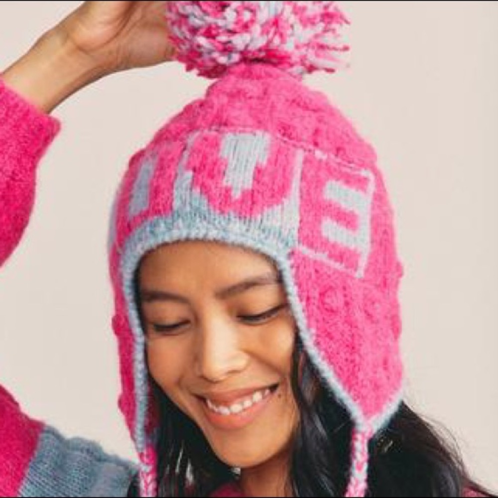 Loveshackfancy Pierce Hat Toboggan LOVE